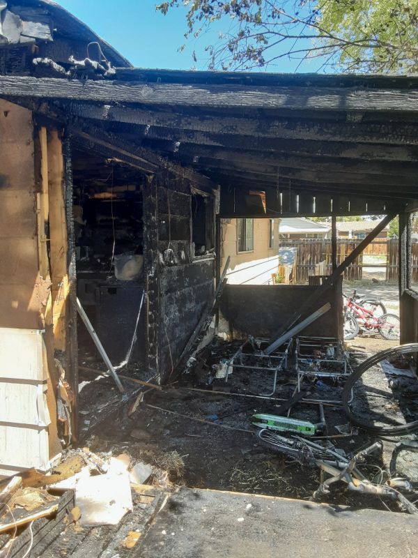 Fire Damage Before Restoration